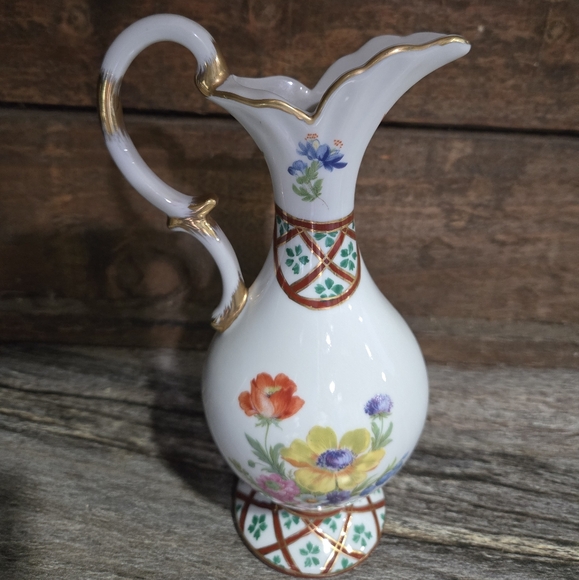 Paris Royal handprints 1950s flower vase - Picture 2 of 4